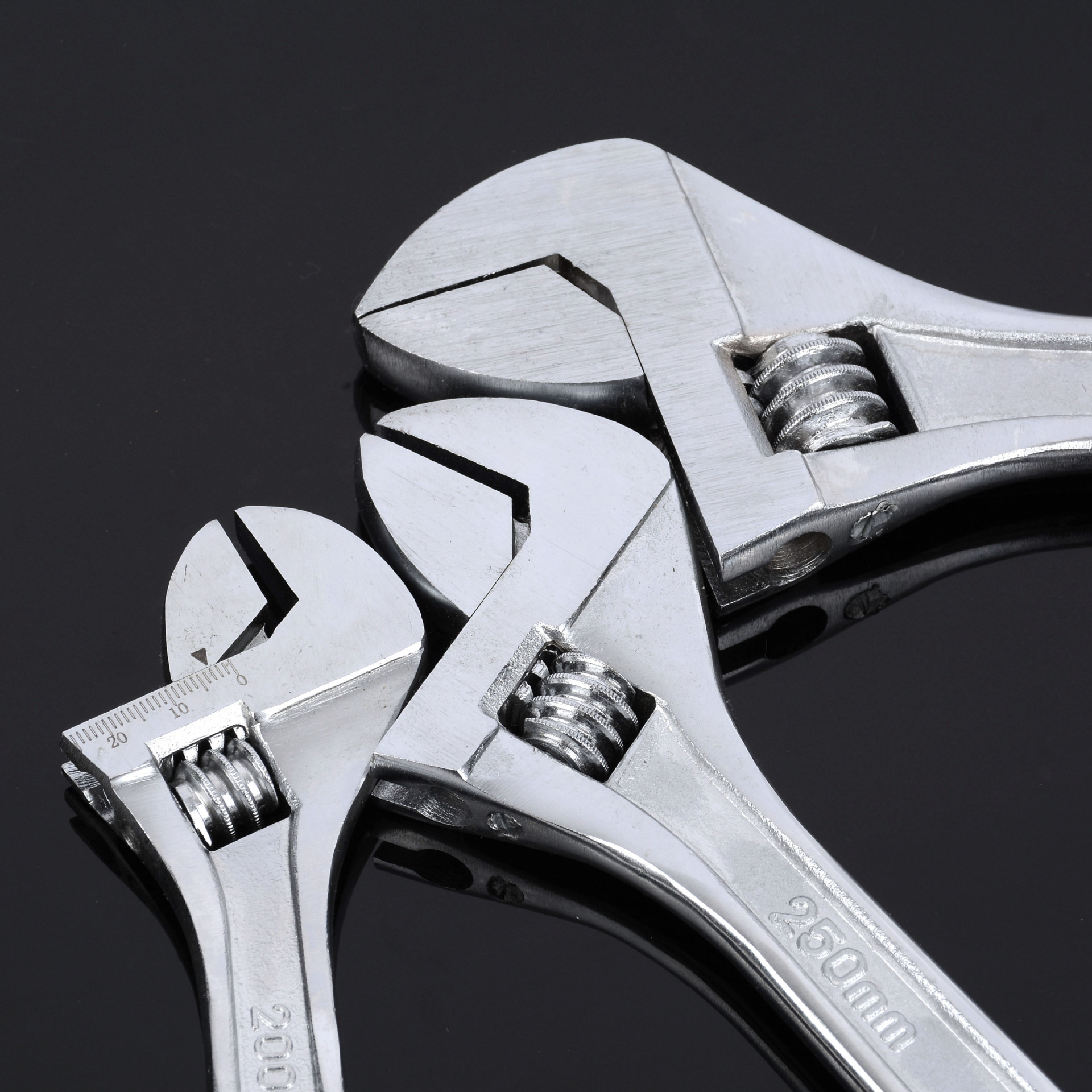 Donggong llave abierta espejo de doble cabeza llave sólida abierta cromo vanadio fabricante de acero