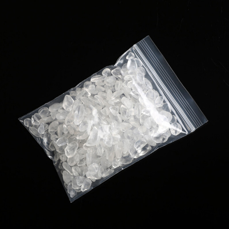 White Crystal Gravel Degaussing Stone Crystal Bracelet Maintenance Stone Simple Packaging White Crystal Gravel Degaussing Stone Crystal Bracelet Maintenance Stone Simple Packaging