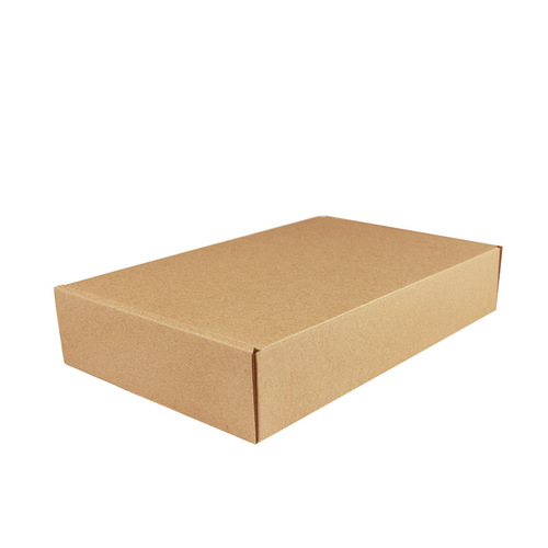 Wholesale of airplane box factory, express delivery packaging box, clothing kraft paper box, color paper box, 3-layer corrugated hardening