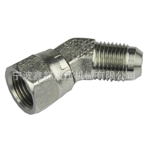 45° 弯美制JIC 外螺纹74°外锥/JIC 内螺纹74°内锥角弯接头 2J4