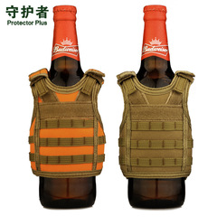 Z511-Micro molle vest, beverage beer bottle cover, small vest, Christmas gift, KTV bar decoration