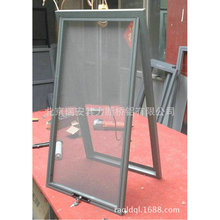 北京厂家断桥铝推拉防盗窗易清洁金刚网防盗窗折叠隔断窗纱窗批发