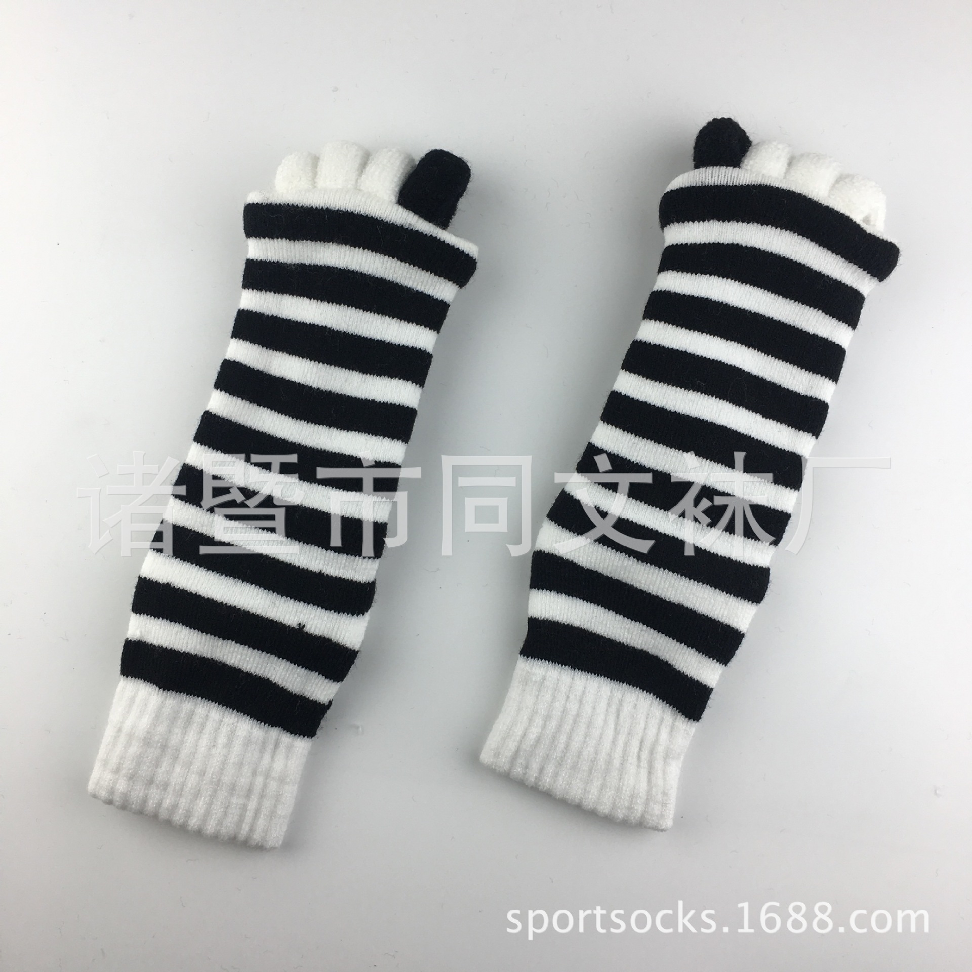 Calcetines del dedo del pie japoneses y coreanos calcetines del dedo del pie de la yoga del masaje DE LA SALUD calcetines del dedo del pie del algodón de acrílico suave de las mujeres calcetines abiertos del dedo del pie