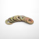 Galvanized gasket GB96 GB97 metal natural color flat pad round gasket flat washer meson shaped pad