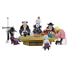 模型海贼王航海 一番七武海 圆桌会议 WCF q版盒蛋动漫手办摆件