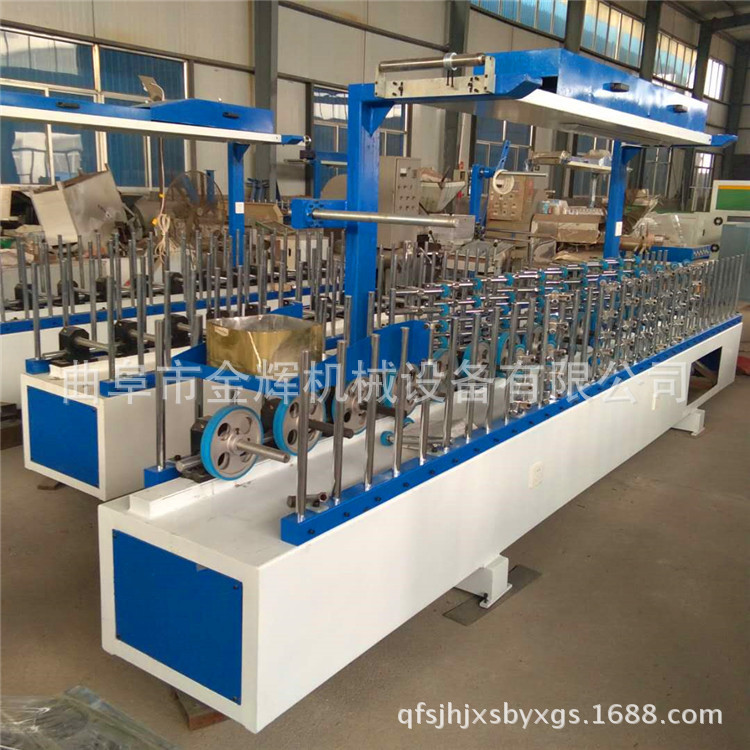 门窗型材彩色热胶包覆机 PVC包膜机  集成墙板包覆机木工设备厂家