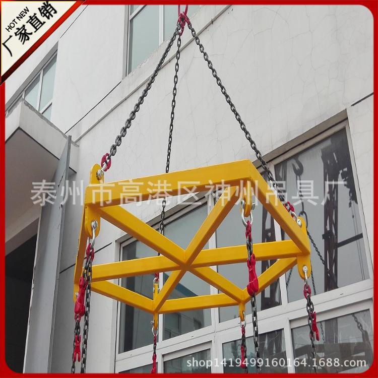 神州吊具供应SW244 起重吊梁圆形多边形平衡梁铁扁担生产厂家