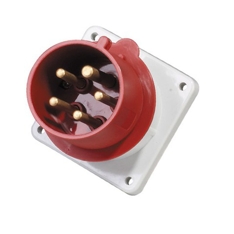 暗装防水插头 暗装电源插头 5P32A 暗装链接插头