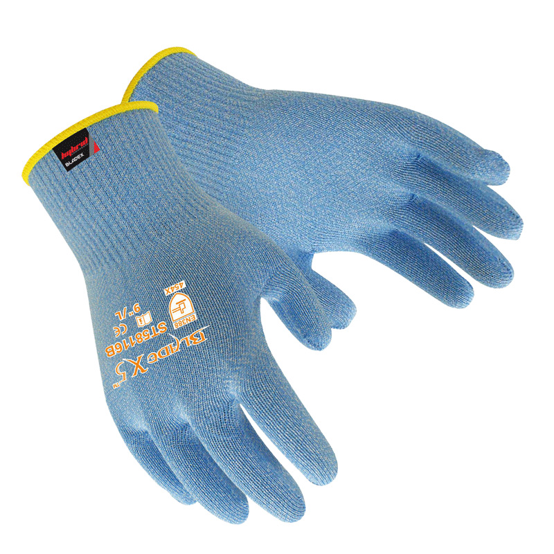 赛立特ST58116B 5级防切割手套蓝色内胆防割手套防护劳保防割手套