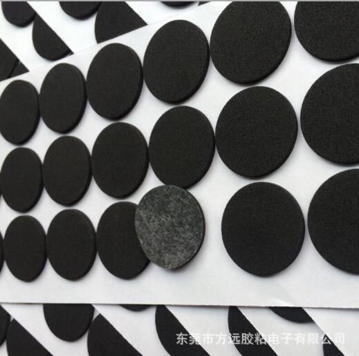 广东模切加工黑色白色自强粘eva泡棉胶脚垫防滑海绵垫可移免费供