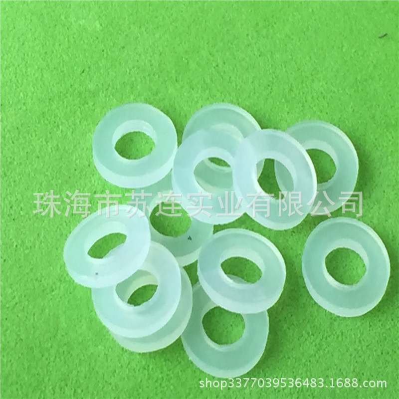 现货供应 锁具耐磨尼龙垫片 14*7*0.5塑料阻尼平垫 绝缘垫圈