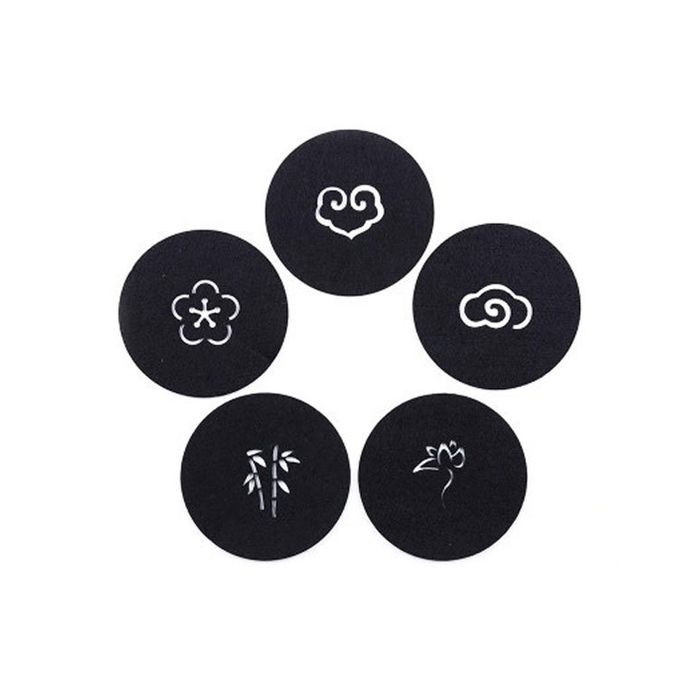 毛毡杯垫 祥云养壶垫干泡茶垫茶托功夫茶杯垫