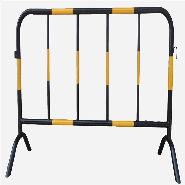 厂家批发喷塑铁马护栏 市政护栏 隔离护栏 黑黄铁马 施工铁马护栏