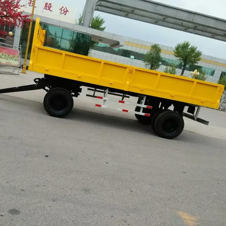 厂家供应   8吨自卸拖车   侧翻农用挂车