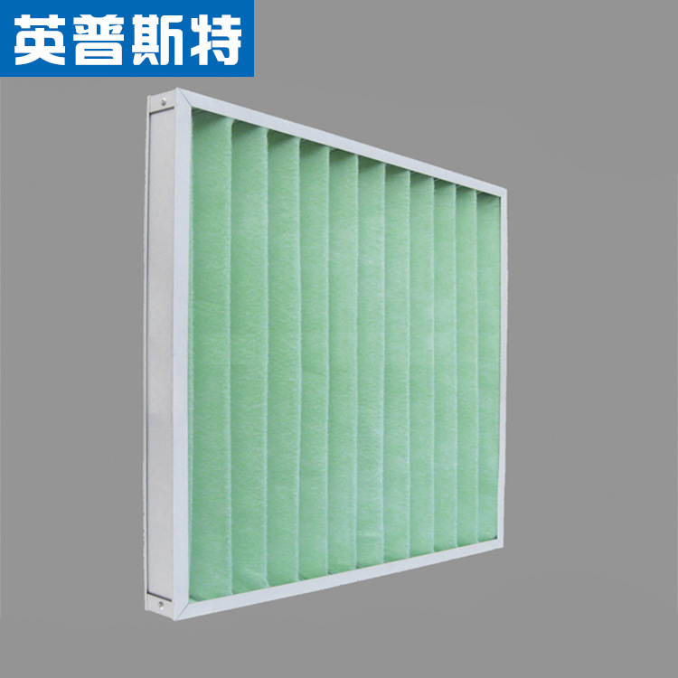 英普斯特厂家BAN板式空气过滤器G3G4铝合金防尘中高效过滤器