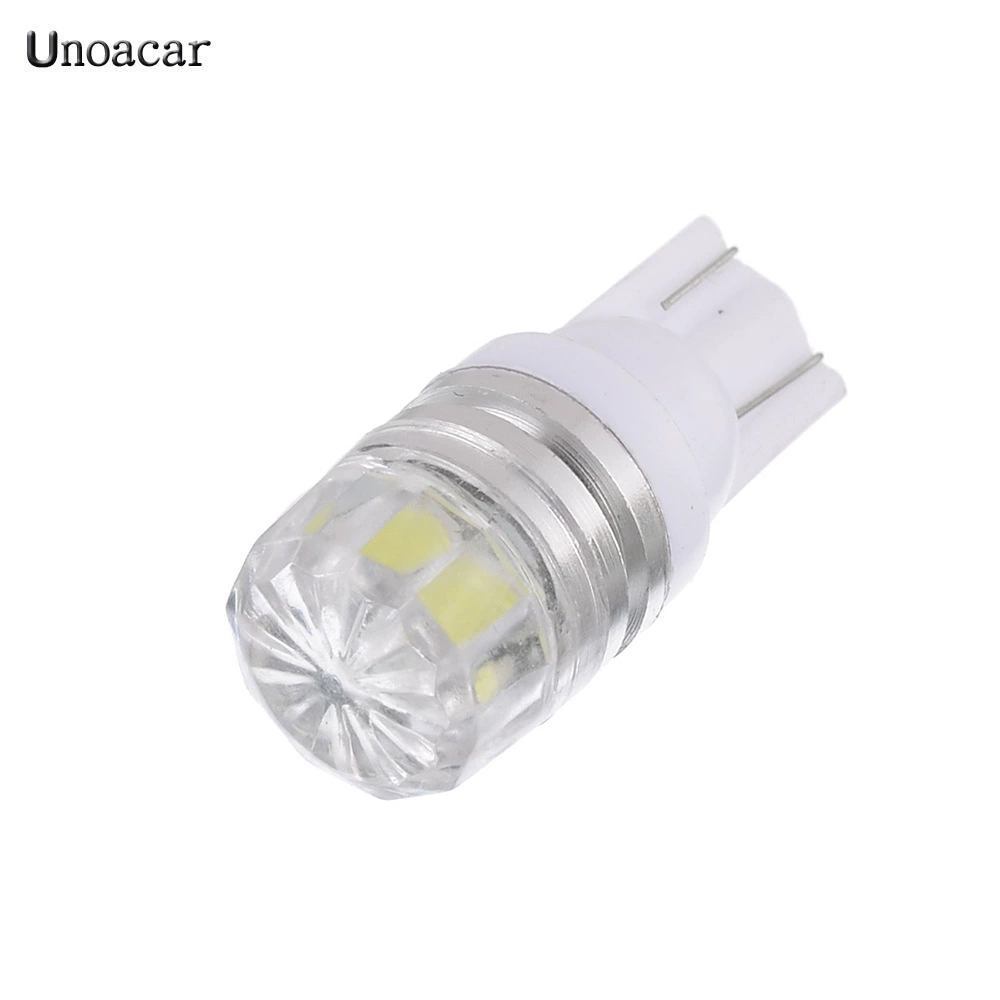 Автомобильный приборный светильник T10 2SMD 5630 Светодиодный приборный светильник Световой индикатор номерного знака с линзой конденсатора