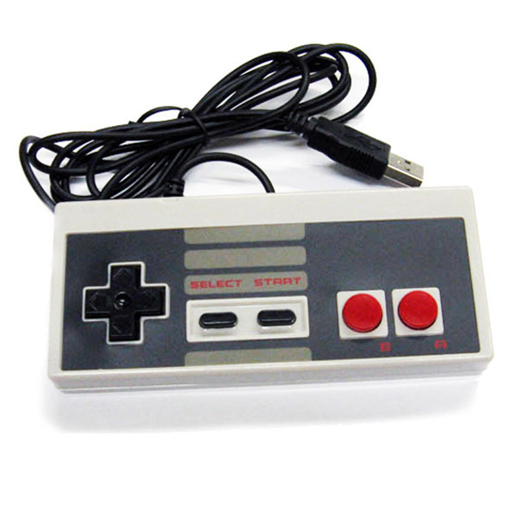 Red and White Machine Mini Game Controller Red and White Machine Mini Controller Red and White Machine Pc Wired Retro Nes Factory Spot