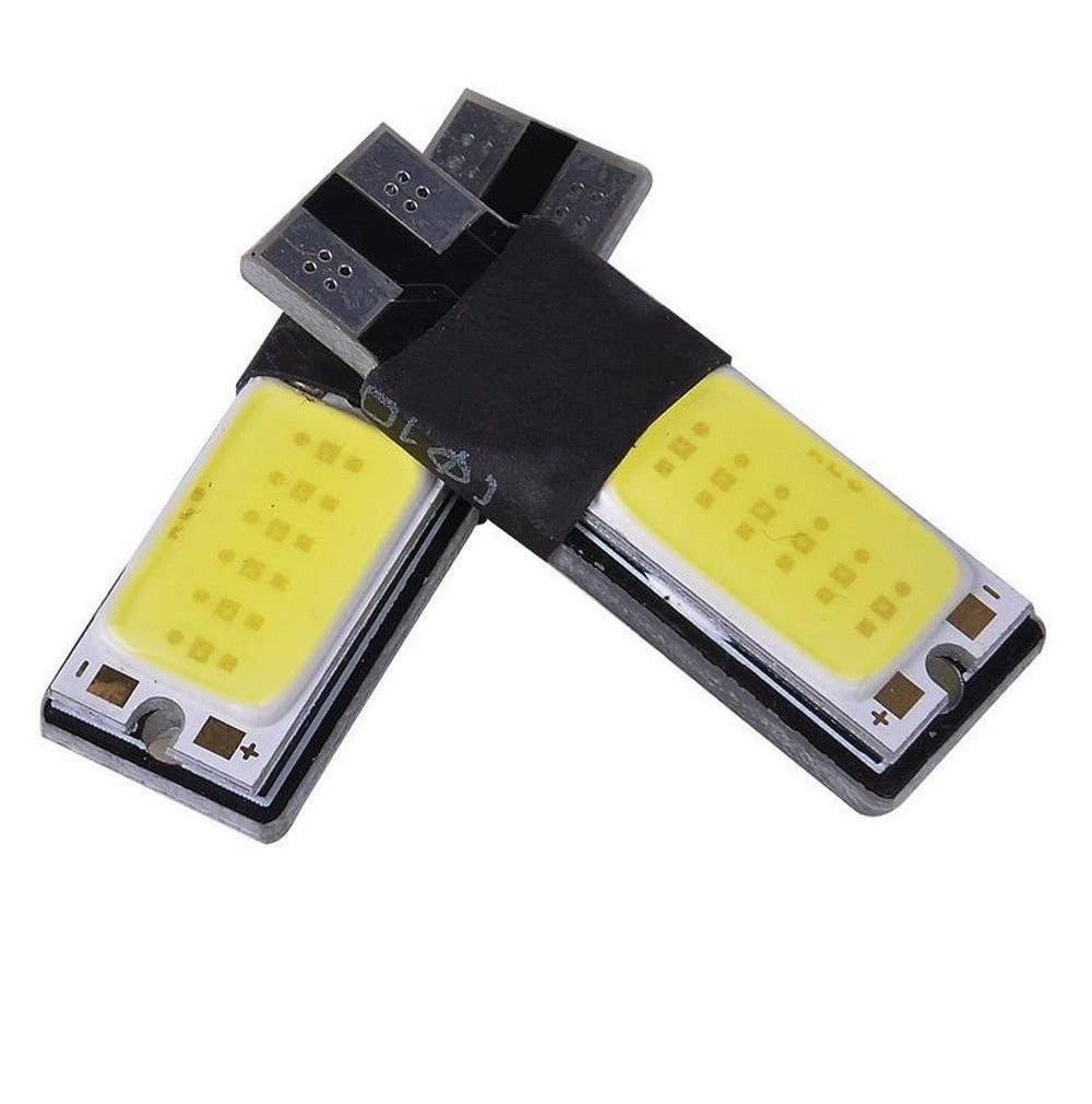 Новый T10 двусторонний COB силиконовый 3 Вт мощный индикатор ширины COB приборная лампа номерной знак маленькая вставка пузырь