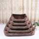 Kennel Four Seasons New Teddy Golden Retriever Large, Medium and Small Dog Striped Pet Kennel Dog Bed Mat Cat Kennel Factory Sales