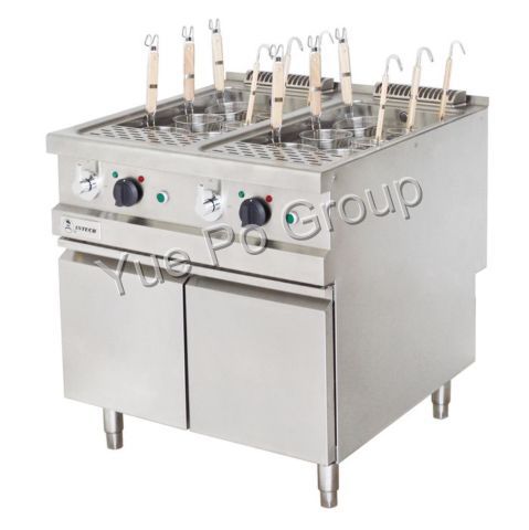 INTECH天然气双缸八头煮面炉下掩门柜（700）