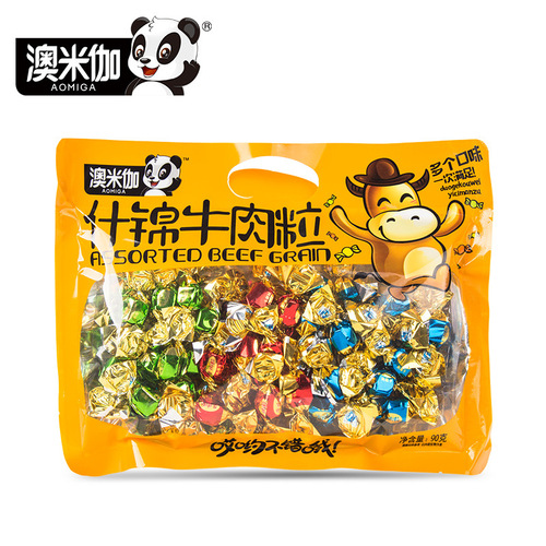 Omega-3 Beef Jerky with Five-Spice and Spicy Sichuan Flavor, Multi-Flavor Meat Snack for Online Stars, Ready-to-Eat Zero
