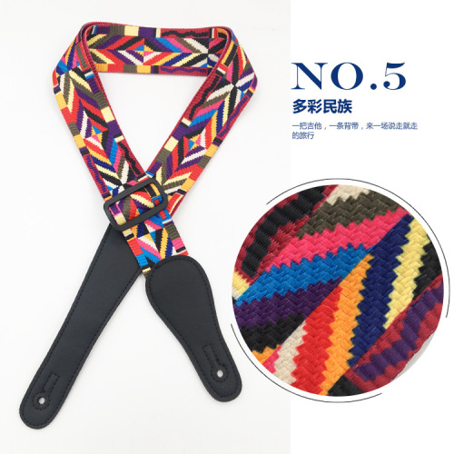 Guitar Accessories Folk Acoustic Guitar Straps Wholesale Electric Guitar Bass Straps Fashion Personalized Printed Straps