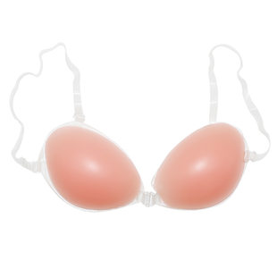 Wedding dress, nipple stickers, removable invisible straps, bra, increased thickness