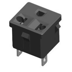 供应电源插座 品字插座带开关  AC插座 电源插座系列 AC-011