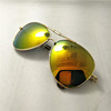 Ming Wolf's new male ladies colorful film sunglasses driver mirror wind mirror sunglasses toad mirror mixed batch