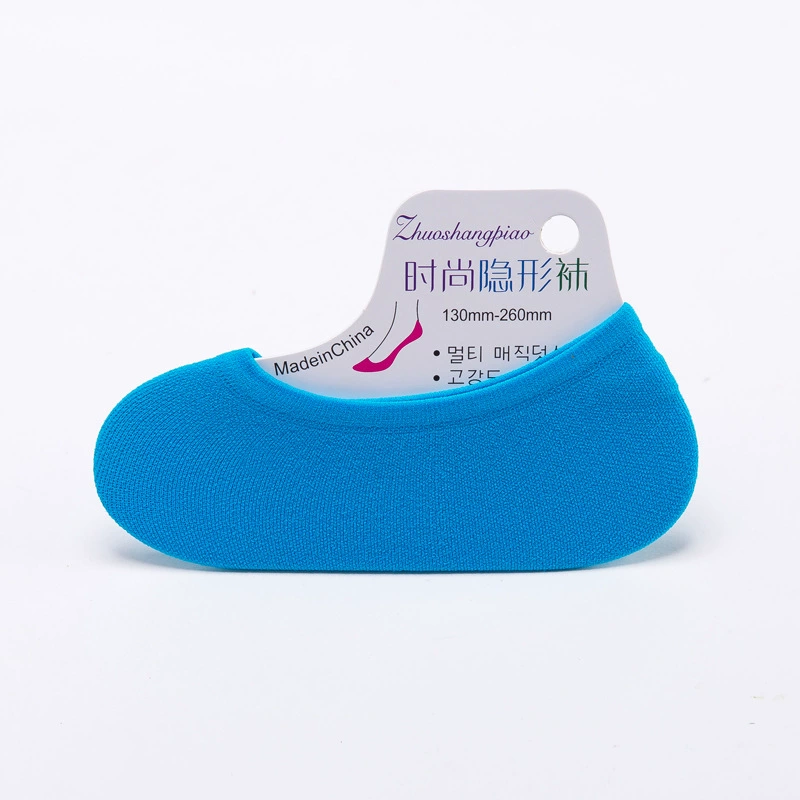 No‑show velvet ankle socks, nylon, breathable, silicone heel, one size (recommended up to EU 40)