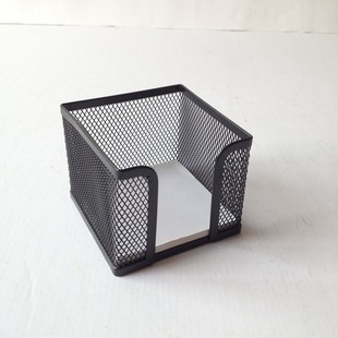 [Brand] Jiemei metal office desktop storage iron screen note box office stationery series