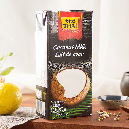 Indonesian imported coconut milk thick coconut milk Liltai brand coconut milk 1L commercial coconut milk baking ingredients curry soup