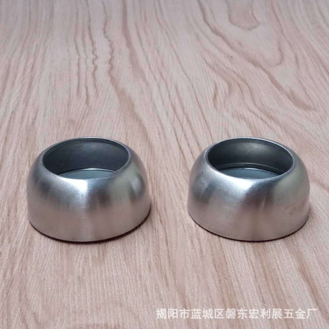 不锈钢法兰座19/22/25浴帘杆毛巾座衣柜法兰座衣杆座家具五金批发