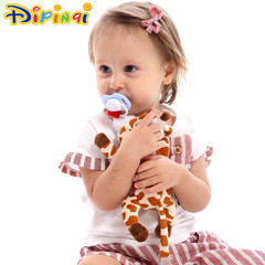 可拆卸懸掛式動物奶嘴毛絨玩具 嬰兒安撫玩偶 獨角獸奶嘴娃娃