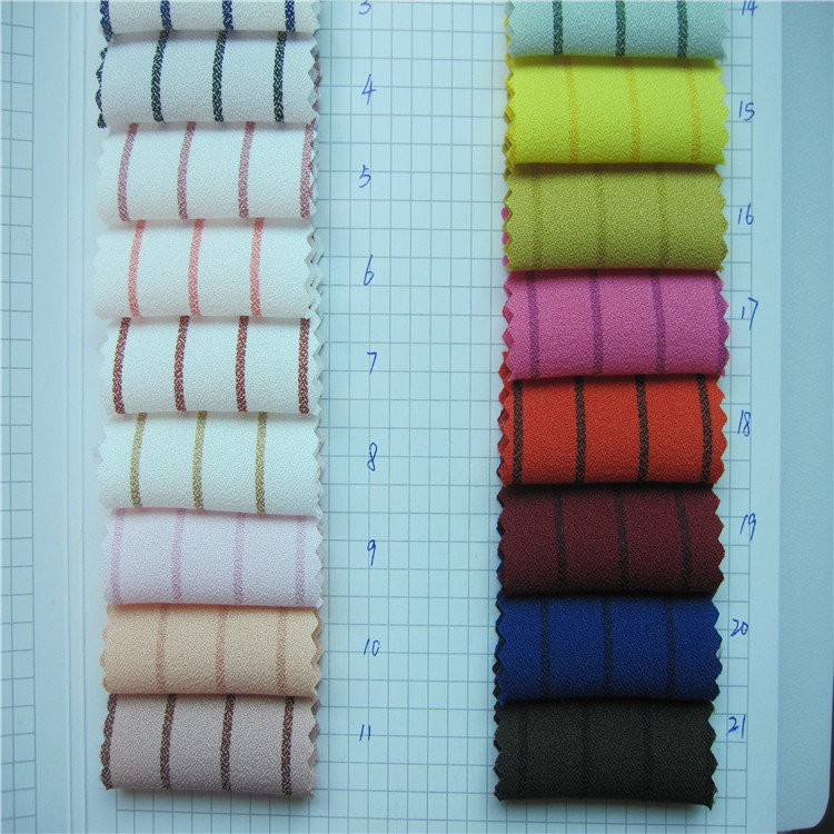 现货新品衬衫条子面料 乱麻色织条子布料 春夏衬衫裙裤装时装料