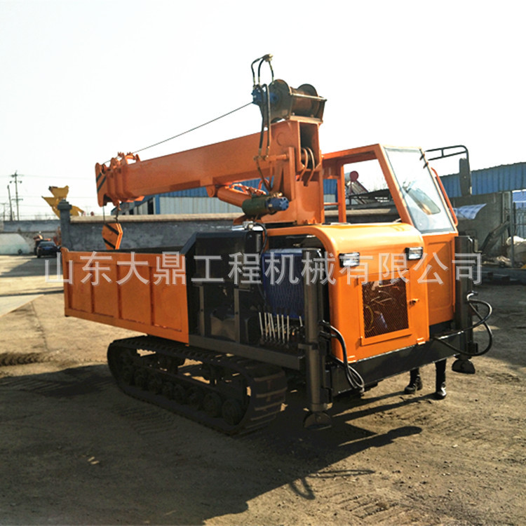 供应履带小型随车吊 履带运输车吊机 新品山地履带运输车随车吊