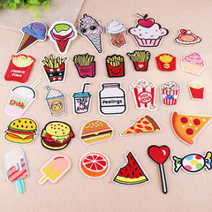 Cute, Fun, Fashion Patchwork Sticker for Clothes Decoration, Hole Repair, New Embroidery Flower Iron-on Sticker, Cartoon