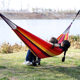 24-hour delivery canvas single hammock outdoor camping indoor children's swing thickened striped hammock