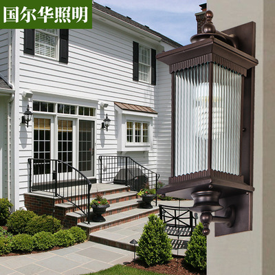 一件起批压铸铝壁灯欧式复古户外铝材型工程景观壁灯厂家批发