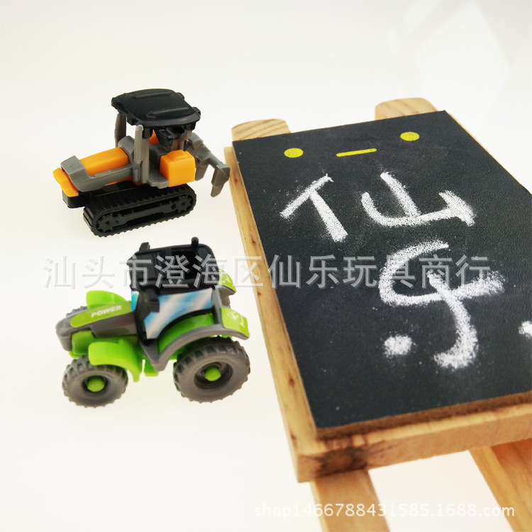 Q Version Assembled Farmer's Vehicle Mini Car, Mini Assembled Farmer's Vehicle Children's Toy Car Gift