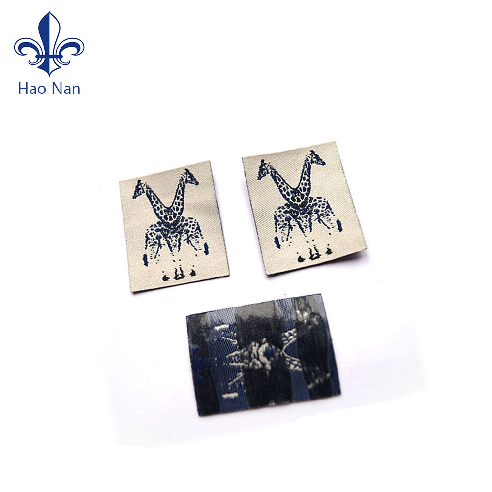 织唛标水标签洗标衣服唛头标签涤纶材质