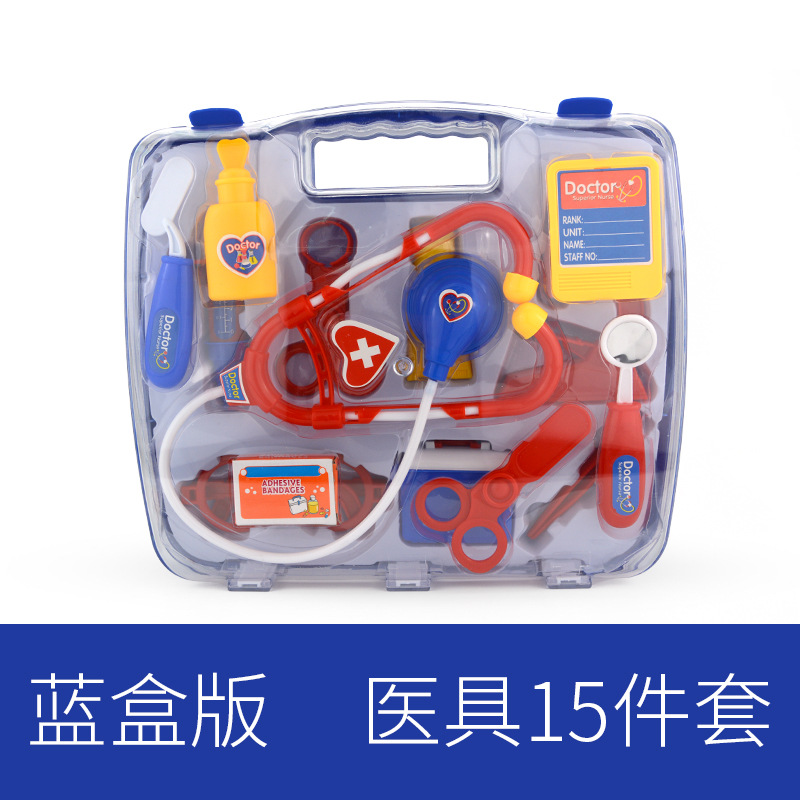 Cross-border Hot Selling Children's Stethoscope Playing Dentist Injection Medical Kit Simulation Play-house Doctor Toy Set