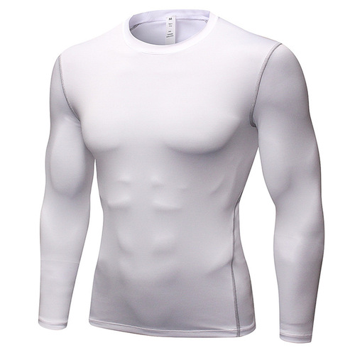 Fan Yi Source Factory Men's Tight Training Top Exercise Fitness Running Swimming Quick Dry Shirt Swimsuit