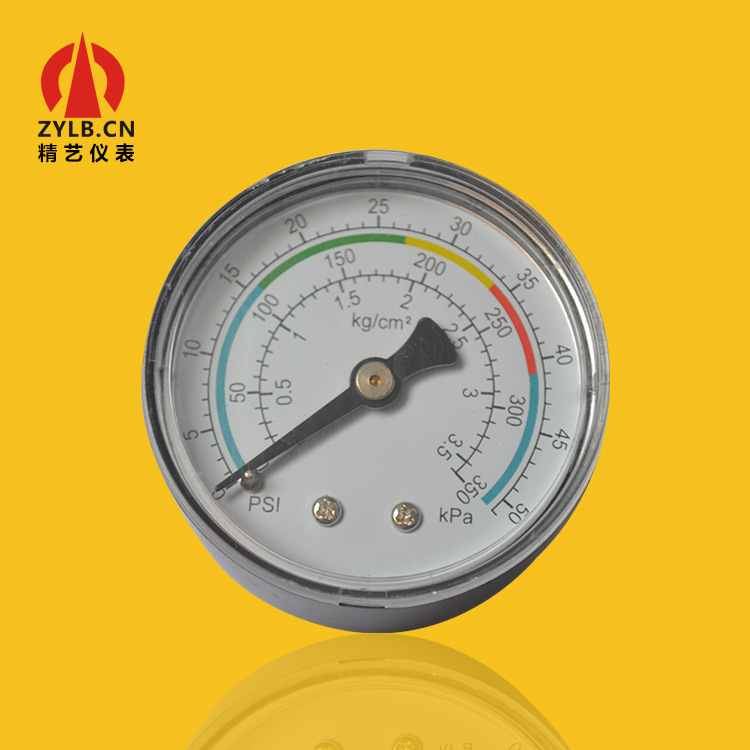 供塑壳砂缸压力表轴向过滤沙缸压力表Y50Z 3.5KG 350KPA工 厂直批