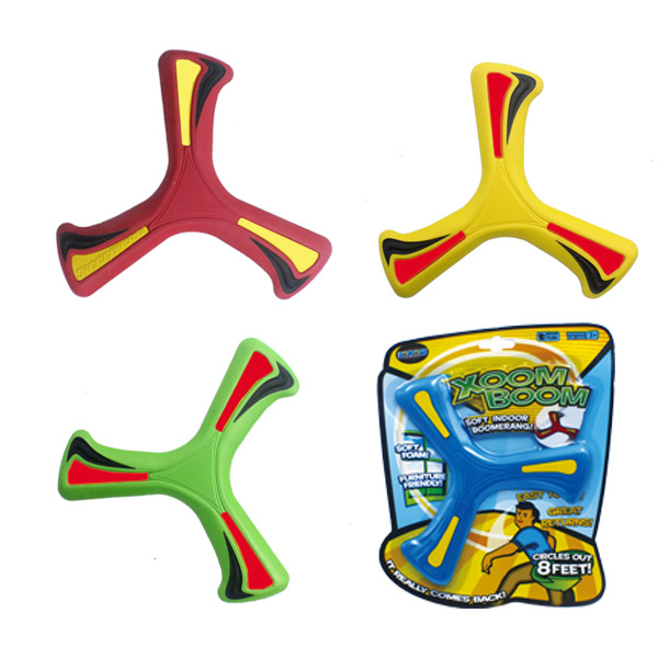 Eva boomerang de espuma, bumerismo de tres hojas, lanzamiento de disco suave volador, césped, juguetes deportivos al aire libre para niños al por mayor image 42