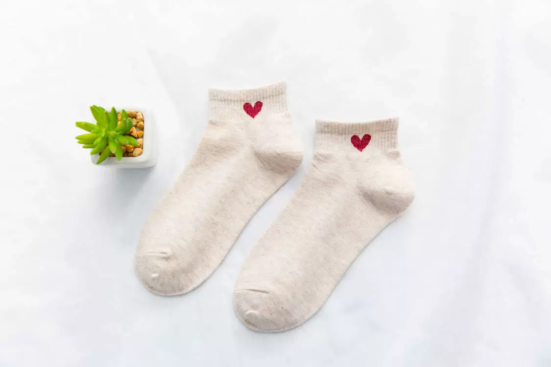 Короткие хлопковые носки, осенние цвета, повседневные ankle socks, дышащие мягкие (несколько цветов)
