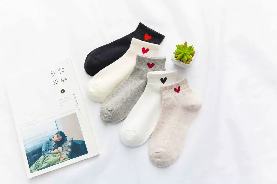 Короткие хлопковые носки, осенние цвета, повседневные ankle socks, дышащие мягкие (несколько цветов)