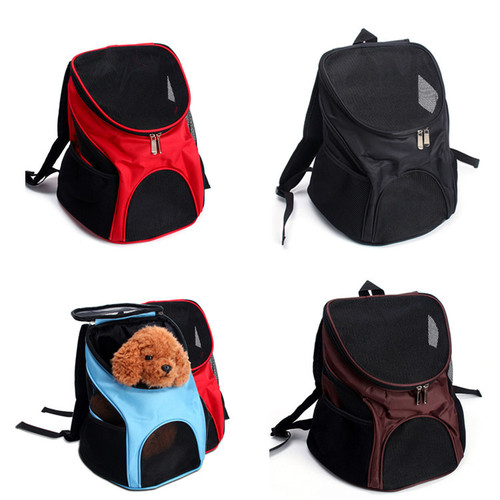 Pet backpack, portable dog bag, cat bag, pet backpack, breathable mesh Oxford pet bag, teddy bag