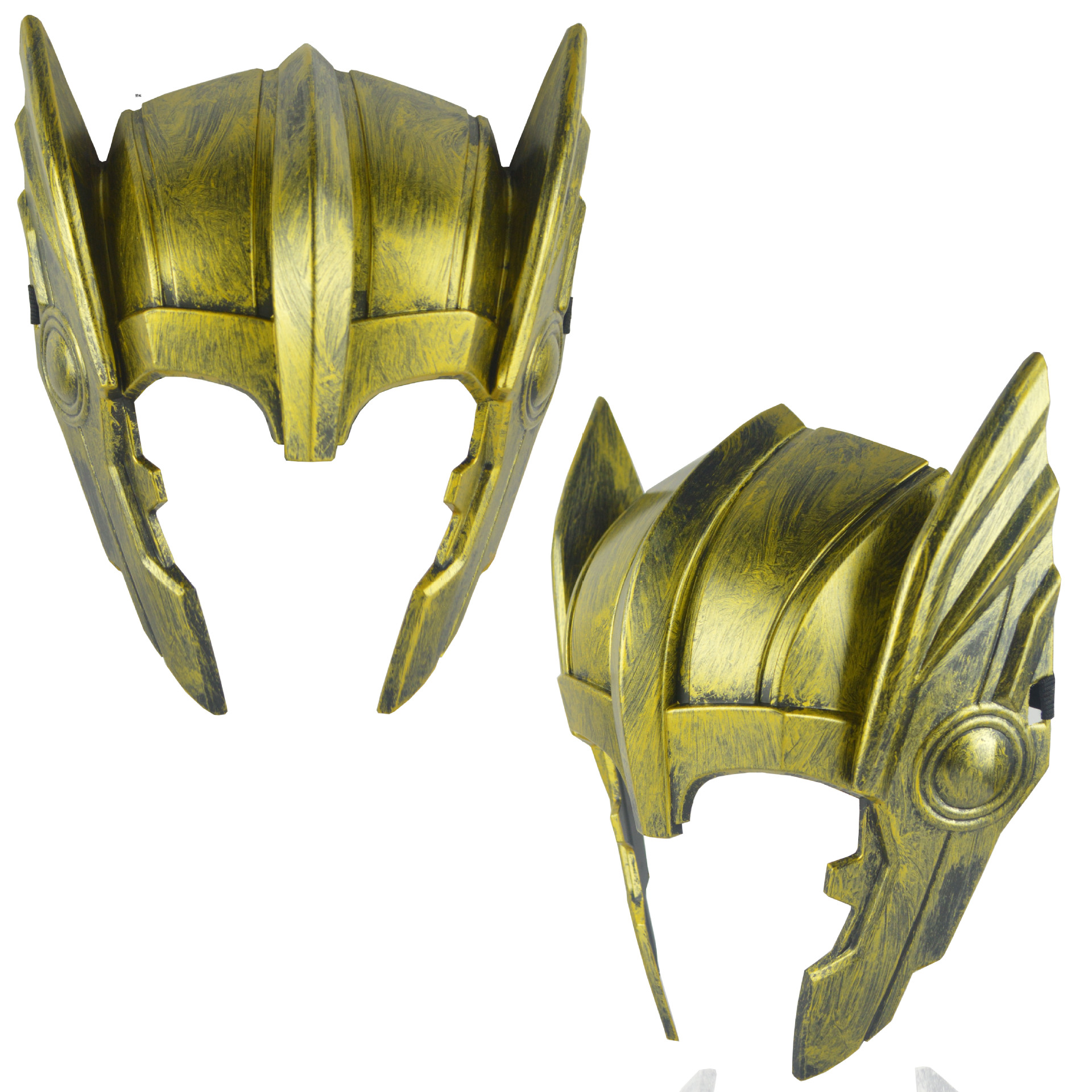 Rendimiento de danza vestir accesorios de plástico Thor máscara casco Thor headwear máscara de plástico Thor martillo Carretera