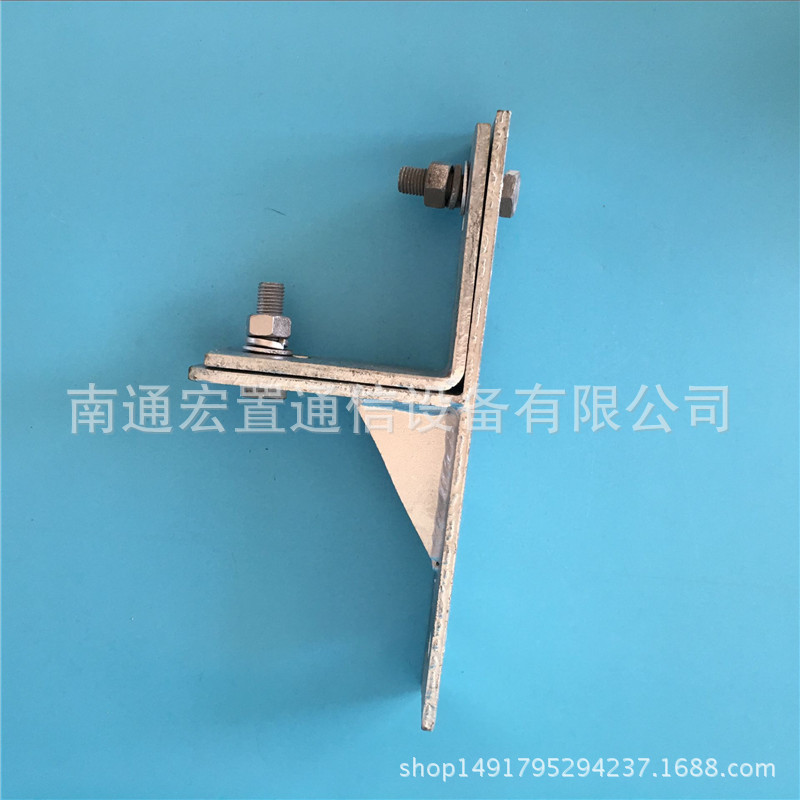 贵州ADFSS光缆耐张塔用紧固夹具 镀锌塔用小夹板挂点金具